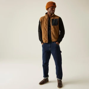 Regatta Regatta Kamizelka męska polarowa Frankie Brązowy, Rozmiar: