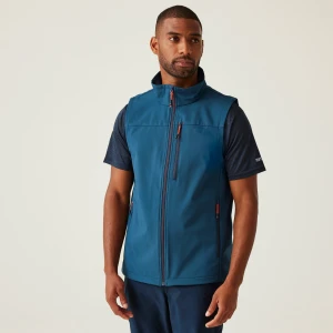 Regatta Regatta Kamizelka męska softshellowa Arana Niebieski, Rozmiar: