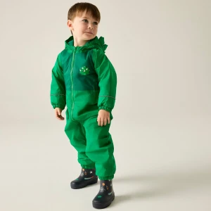 Regatta Regatta Kombinezon dziecięcy ocieplany Mudplay III Zielony, Rozmiar: