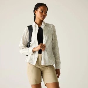 Regatta   Koszula damska Travel Light przeciw insektom Beżowe, Rozmiar: