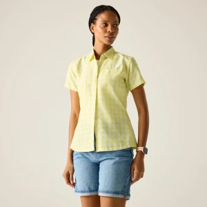 Regatta Regatta Koszula damska z krótkim rękawem Mindano VIII Żółty, Rozmiar: