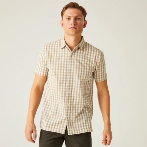 Regatta Regatta Koszula męska Denmoor Beżowe, Rozmiar: