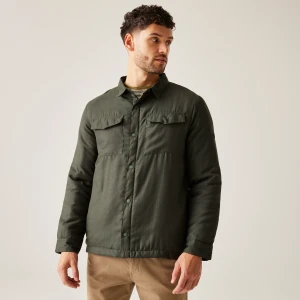 Regatta Regatta Koszula męska ocieplana Gawayne Zielony, Rozmiar: