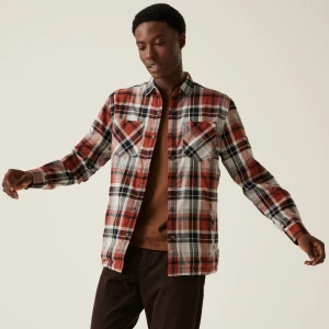 Regatta Regatta Koszula męska Thamos Brązowy, Rozmiar: