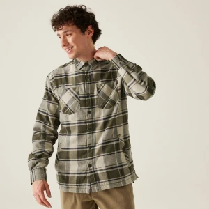 Regatta Regatta Koszula męska Thamos Zielony, Rozmiar: