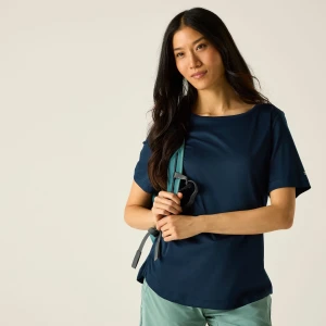 Regatta Regatta Koszulka damska Botanna Niebieski, Rozmiar: