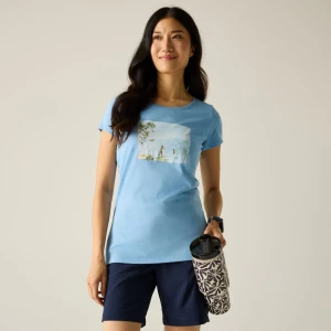 Regatta Regatta Koszulka damska Breezed Niebieski, Rozmiar: