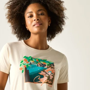 Regatta Regatta Koszulka damska Filandra VX Beżowe, Rozmiar: