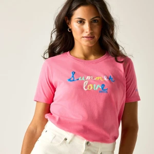 Regatta Regatta Koszulka damska Filandra VX Różowy, Rozmiar: