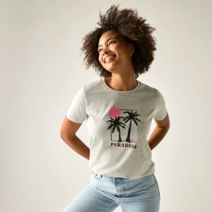 Regatta Regatta Koszulka damska Filandra VX Szary, Rozmiar: