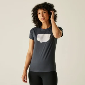 Regatta Regatta Koszulka damska Fingal Stretch Szary, Rozmiar: