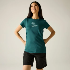 Regatta Regatta Koszulka damska Fingal Zielony, Rozmiar: