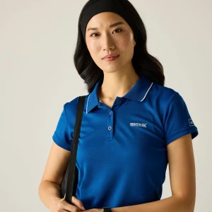Regatta Regatta Koszulka damska polo Maverick V Niebieski, Rozmiar: