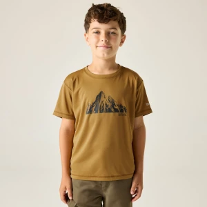 Regatta Regatta Koszulka dziecięca Alvarado Brązowy, Rozmiar: