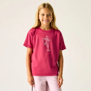 Regatta Regatta Koszulka dziecięca Aria Różowy, Rozmiar: