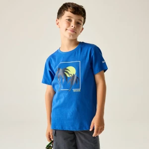 Regatta Regatta Koszulka dziecięca Bosley Graphic Niebieski, Rozmiar: