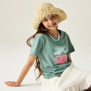 Regatta Regatta Koszulka dziecięca Bosley Graphic Zielony, Rozmiar: