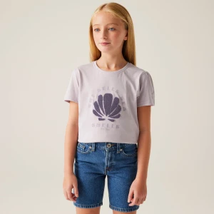 Regatta Regatta Koszulka dziecięca Bosley VIII Fioletowy, Rozmiar: