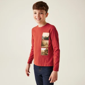 Regatta Regatta Koszulka dziecięca Wenbie III Czerwony, Rozmiar: