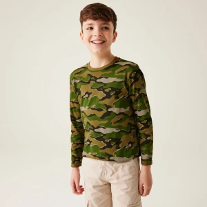 Regatta Regatta Koszulka dziecięca Wenbie III Zielony, Rozmiar: