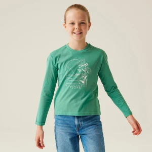 Regatta Regatta Koszulka dziecięca Wenbie III Zielony, Rozmiar: