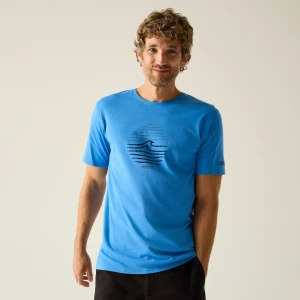 Regatta Koszulka męska Cline IX Niebieski, Rozmiar: