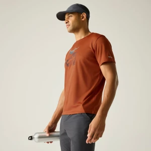 Regatta Regatta Koszulka męska Fingal Graphic Czerwony, Rozmiar: