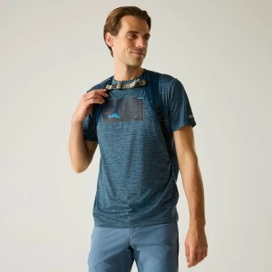 Regatta Regatta Koszulka męska Fingal Graphic Niebieski, Rozmiar: