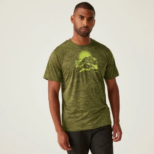 Regatta   Koszulka męska Fingal IX Zielony, Rozmiar: