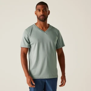 Regatta Regatta Koszulka męska Fingal V-Neck Szary, Rozmiar: