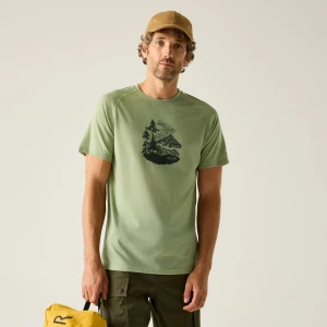 Regatta Regatta Koszulka męska merino Escade Zielony, Rozmiar: