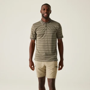 Regatta Regatta Koszulka męska polo Kildra Brązowy, Rozmiar: