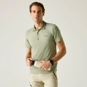 Regatta Regatta Koszulka męska polo Maverik Stretch Zielony, Rozmiar:
