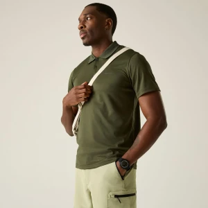 Regatta Regatta Koszulka męska polo Maverik V Zielony, Rozmiar: