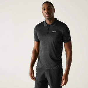 Regatta Regatta Koszulka męska polo Remex II Czarny, Rozmiar: