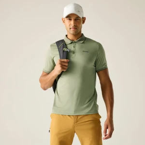 Regatta Koszulka męska polo Remex II Zielony, Rozmiar: