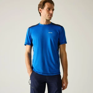 Regatta Regatta Koszulka męska Virda Niebieski, Rozmiar: