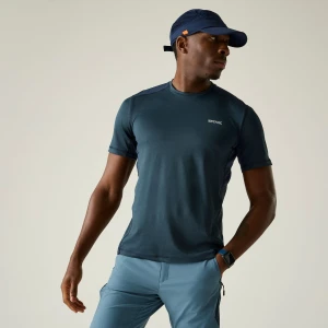 Regatta Regatta Koszulka męska Virda Niebieski, Rozmiar: