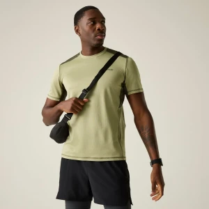 Regatta Regatta Koszulka męska Virda Zielony, Rozmiar: