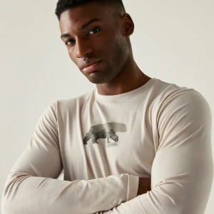 Regatta Regatta Koszulka męska z długim rękawem Maylow Szary, Rozmiar: