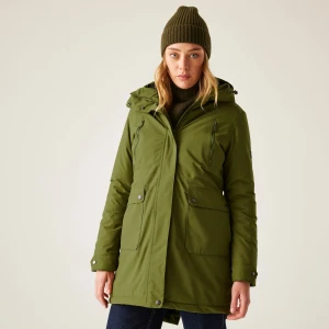 Regatta Regatta Kurtka damska przejściowa ocieplana przeciwdeszczowa Valenta Zielony, Rozmiar: