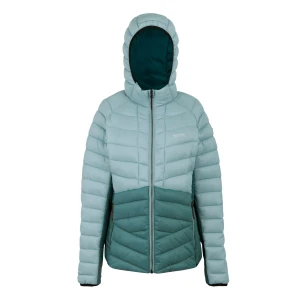 Regatta Regatta Kurtka damska przejściowa ocieplana z kapturem Dalent Zielony, Rozmiar: