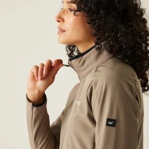 Regatta Regatta Kurtka damska softshell wodoodporny Moutdale Brązowy, Rozmiar: