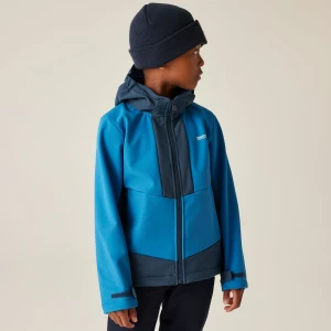 Regatta Regatta Kurtka dziecięca softshell wodoodporny Haydenbury Niebieski, Rozmiar: