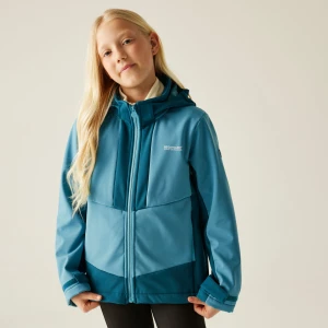 Regatta Regatta Kurtka dziecięca softshell wodoodporny Haydenbury Niebieski, Rozmiar: