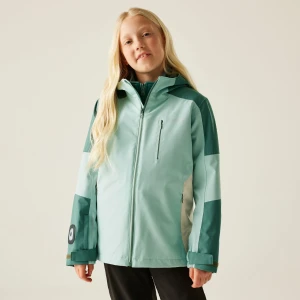 Regatta Regatta Kurtka dziewczęca 3 w 1 z latarką LED Trekktain II Zielony, Rozmiar: