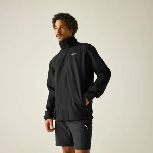 Regatta Kurtka męska przeciwdeszczowa Matt II Czarny, Rozmiar: