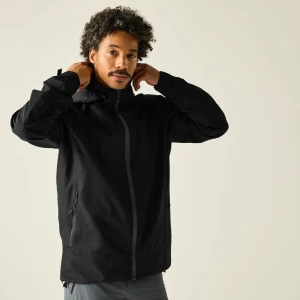 Regatta Kurtka męska przeciwdeszczowa Oakhowe Czarny, Rozmiar: