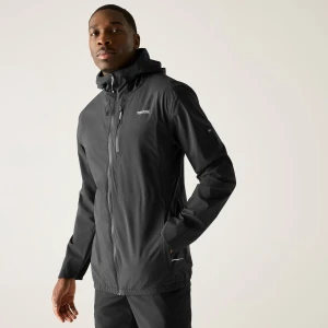 Regatta Regatta Kurtka męska przeciwdeszczowa z membraną Radler Czarny, Rozmiar:
