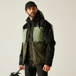 Regatta Regatta Kurtka męska przejściowa ocieplana przeciwdeszczowa Maland Zielony, Rozmiar: